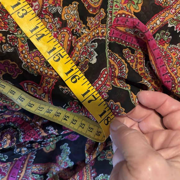 Coldwater Creek Multicolor Paisley Top - Picture 8 of 9